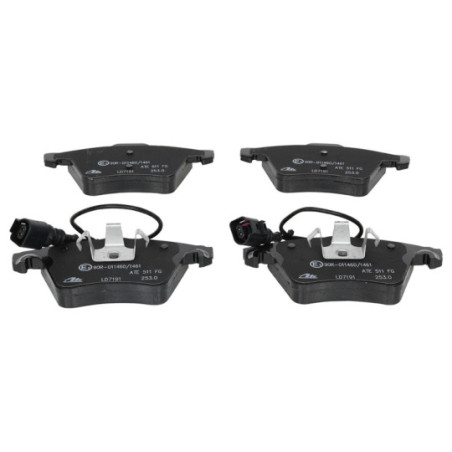 Jeu de quatre plaquettes de frein à disque ATE