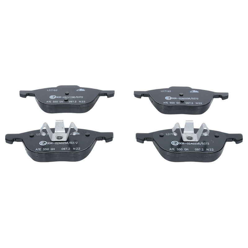 Jeu de quatre plaquettes de frein à disque ATE