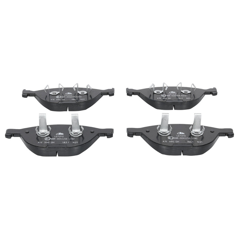 Jeu de quatre plaquettes de frein à disque ATE