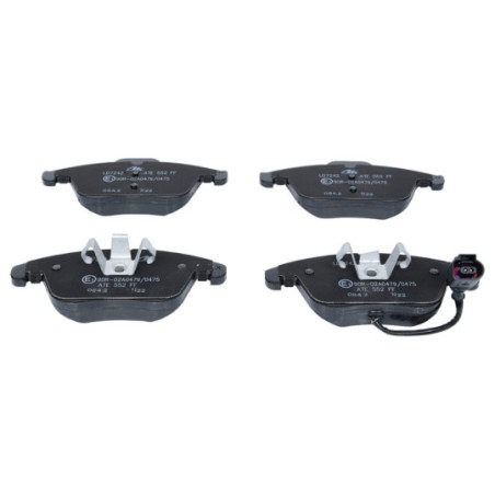 Jeu de quatre plaquettes de frein à disque ATE