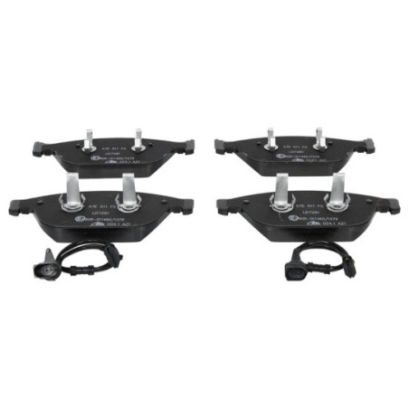 Jeu de quatre plaquettes de frein à disque ATE