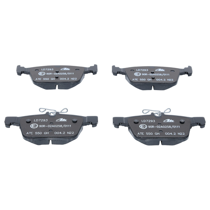 Jeu de quatre plaquettes de frein à disque ATE