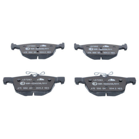 Jeu de quatre plaquettes de frein à disque ATE