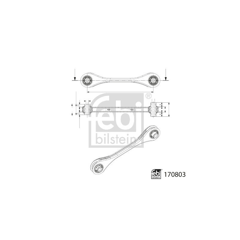 Triangle de suspension FEBI BILSTEIN