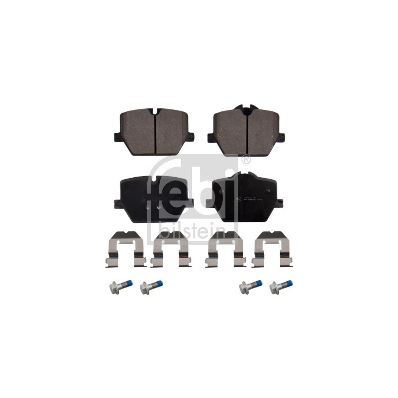 Jeu de quatre plaquettes de frein à disque FEBI BILSTEIN