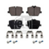 Jeu de quatre plaquettes de frein à disque FEBI BILSTEIN