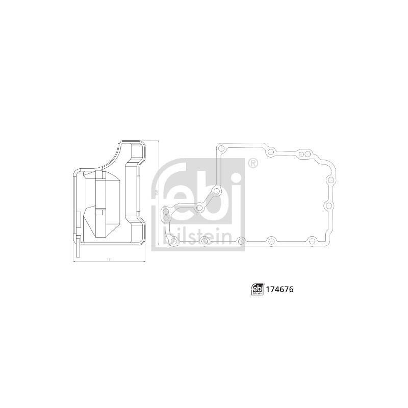 Kit de filtres hyrauliques (transmission auto) FEBI BILSTEIN