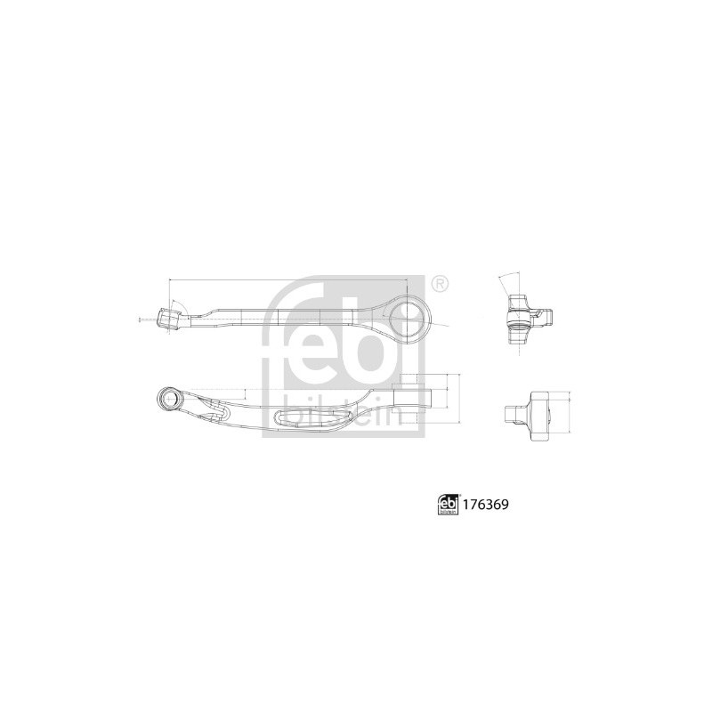 Triangle de suspension FEBI BILSTEIN