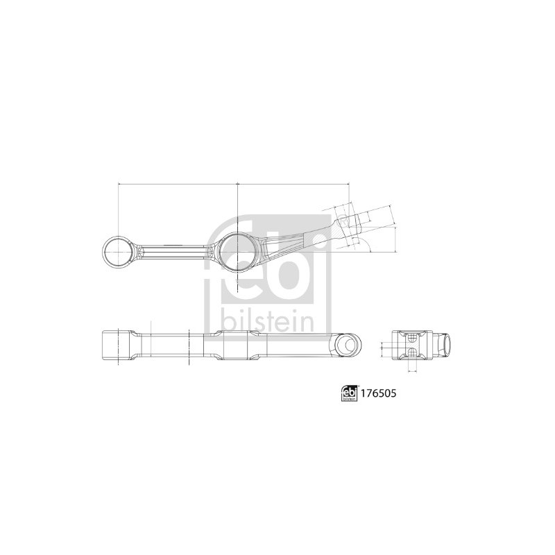 Triangle de suspension FEBI BILSTEIN