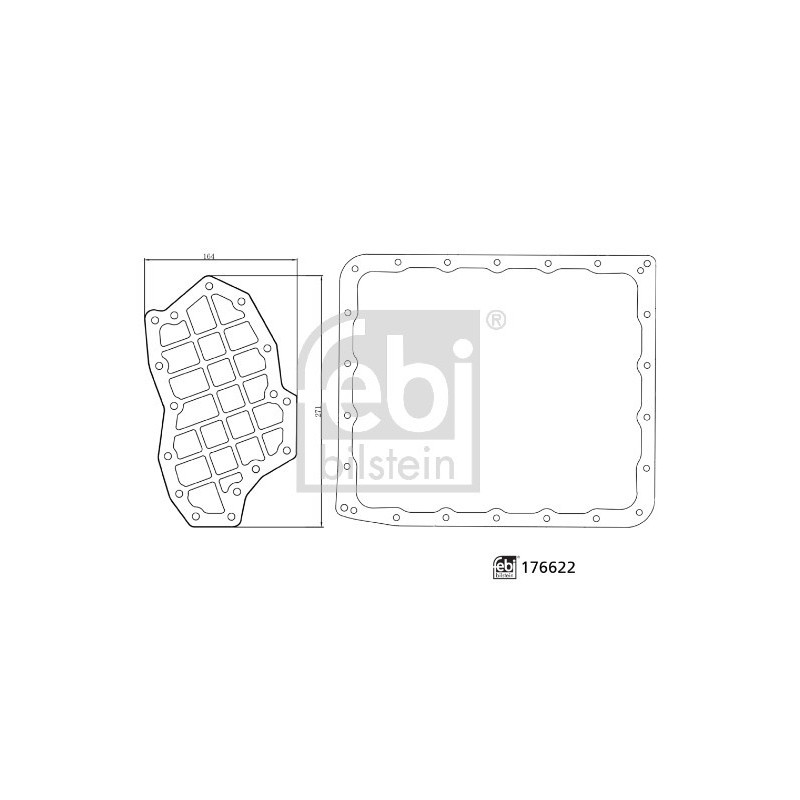 Kit de filtres hyrauliques (transmission auto) FEBI BILSTEIN