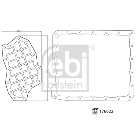 Kit de filtres hyrauliques (transmission auto) FEBI BILSTEIN