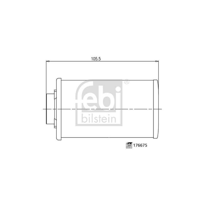 Filtre hydraulique (transmission auto) FEBI BILSTEIN