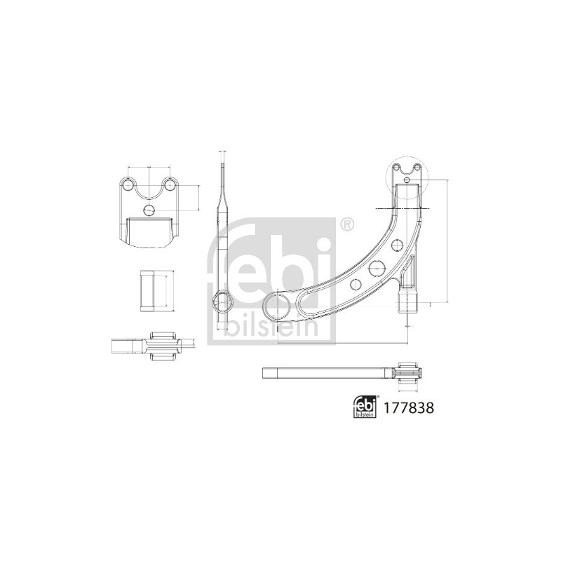 Triangle de suspension FEBI BILSTEIN