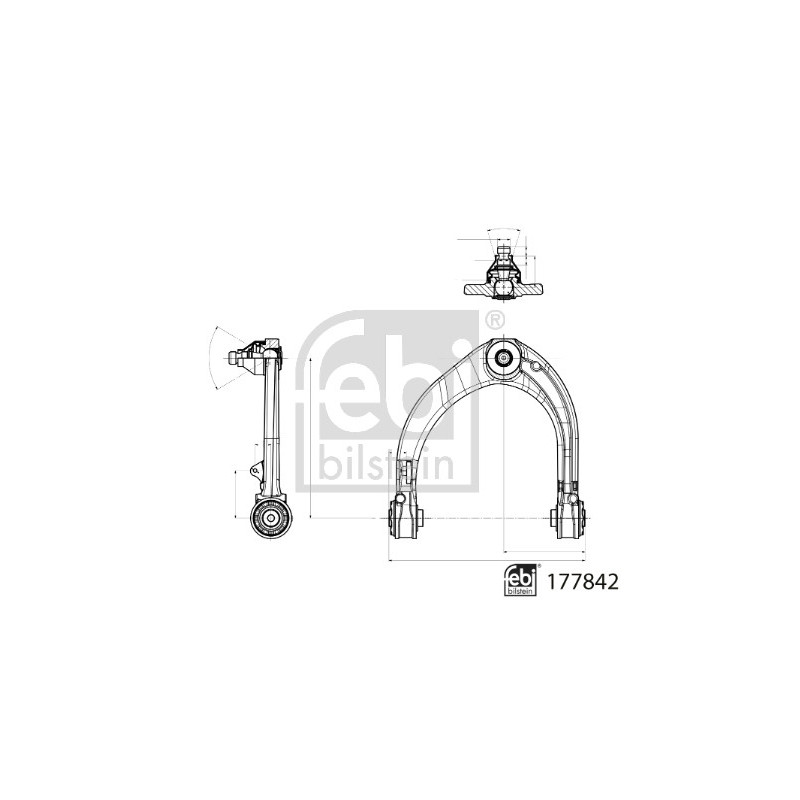 Triangle de suspension FEBI BILSTEIN