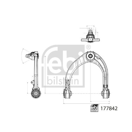 Triangle de suspension FEBI BILSTEIN