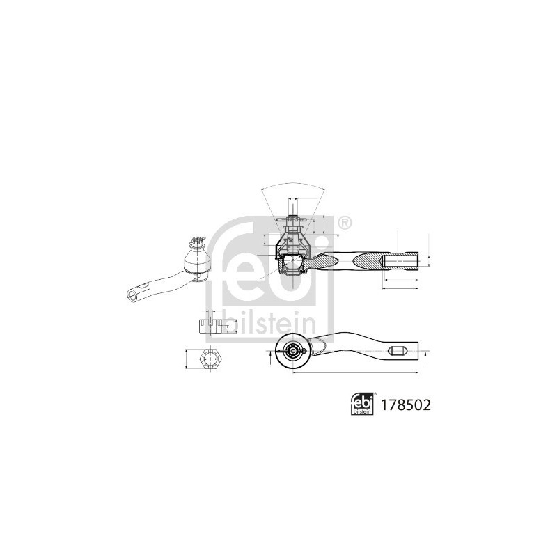 Rotule de direction FEBI BILSTEIN