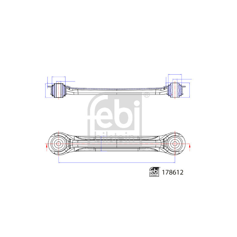 Triangle de suspension FEBI BILSTEIN