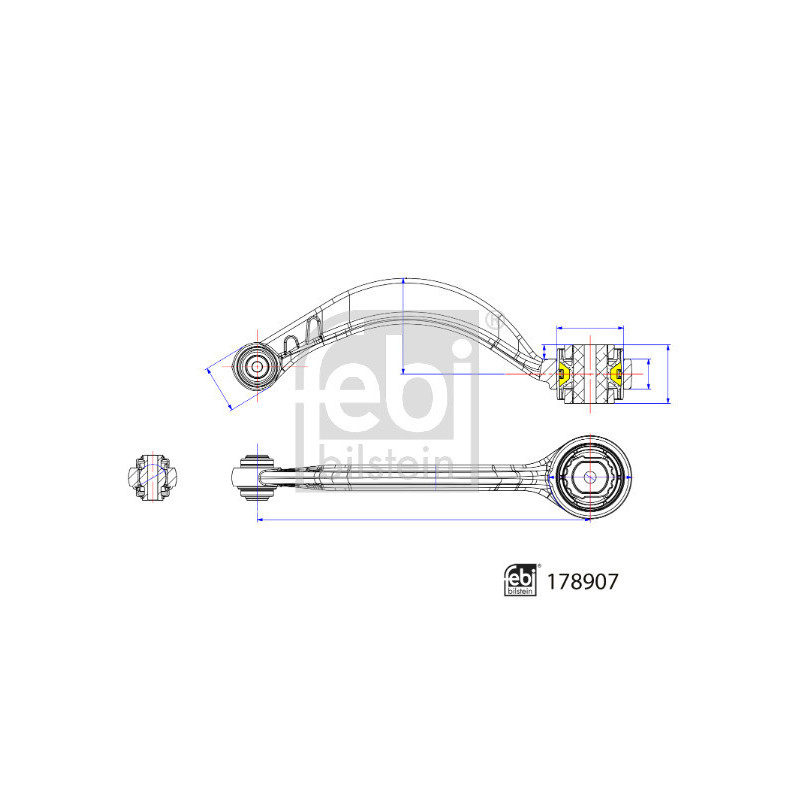 Triangle de suspension FEBI BILSTEIN