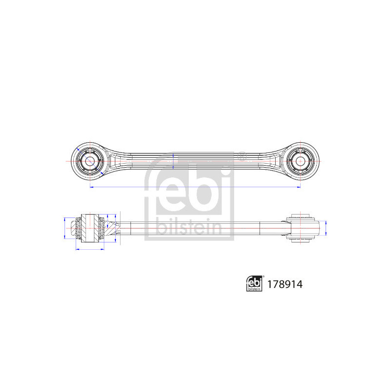 Triangle de suspension FEBI BILSTEIN
