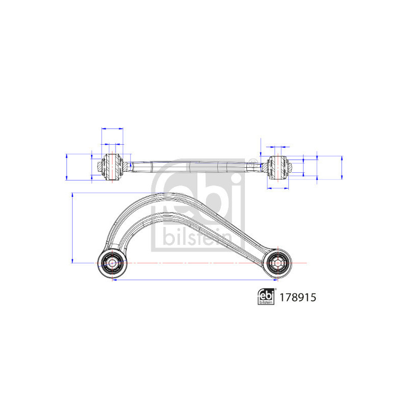 Triangle de suspension FEBI BILSTEIN