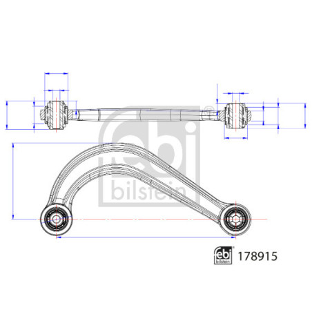 Triangle de suspension FEBI BILSTEIN