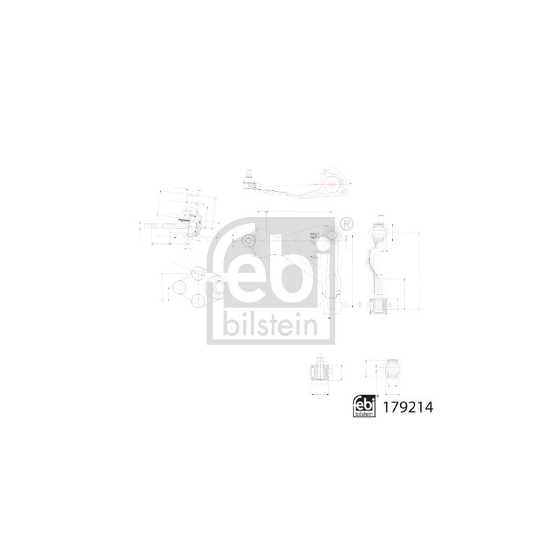 Triangle de suspension FEBI BILSTEIN