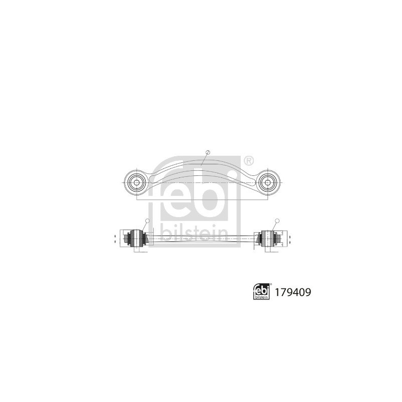 Triangle de suspension FEBI BILSTEIN