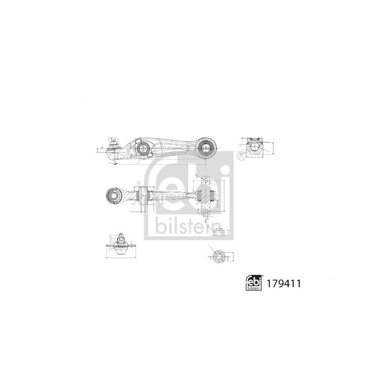 Triangle de suspension FEBI BILSTEIN