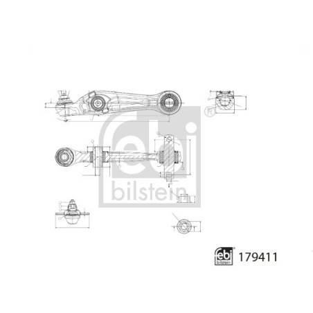 Triangle de suspension FEBI BILSTEIN