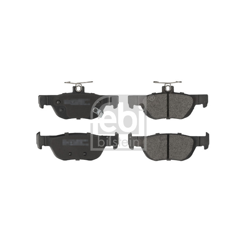 Jeu de quatre plaquettes de frein à disque FEBI BILSTEIN