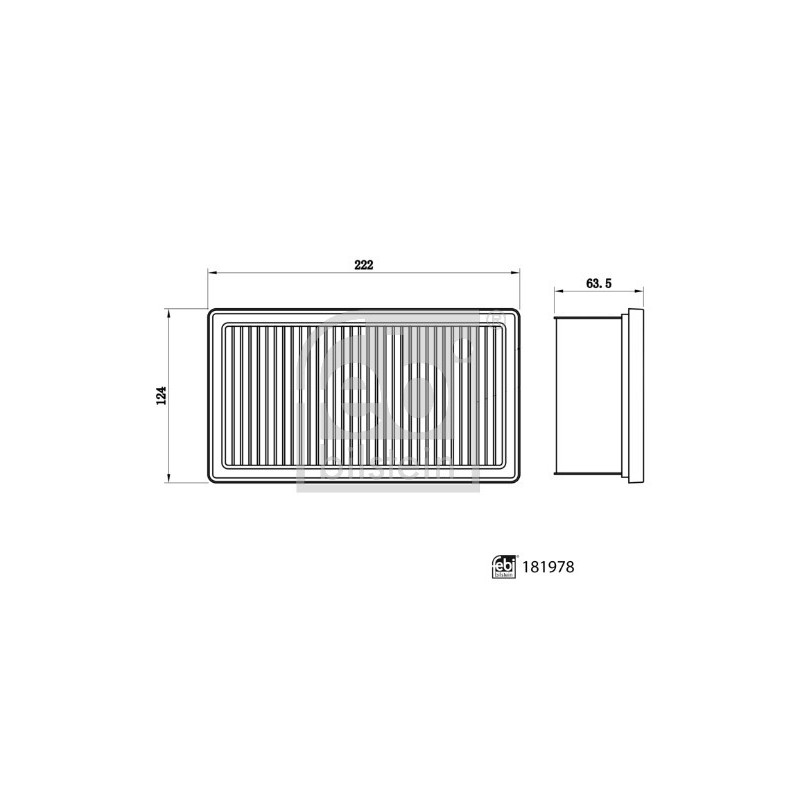 Filtre à air FEBI BILSTEIN