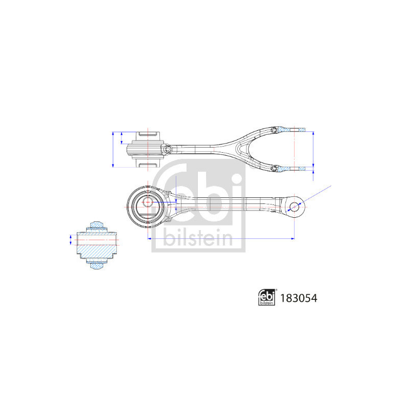 Triangle de suspension FEBI BILSTEIN