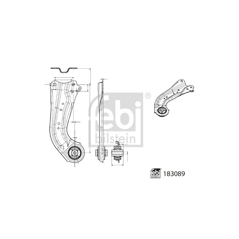 Triangle de suspension FEBI BILSTEIN