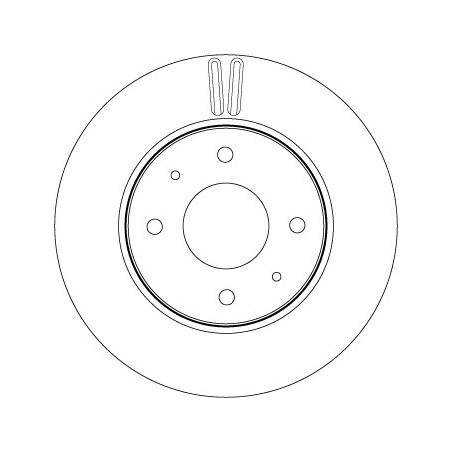 Jeu de 2 disques de frein TRW