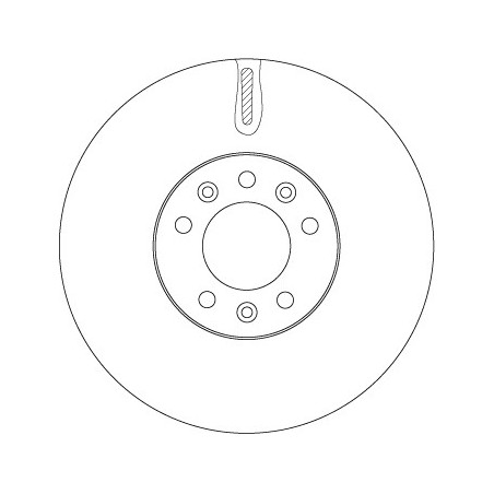 Jeu de 2 disques de frein TRW