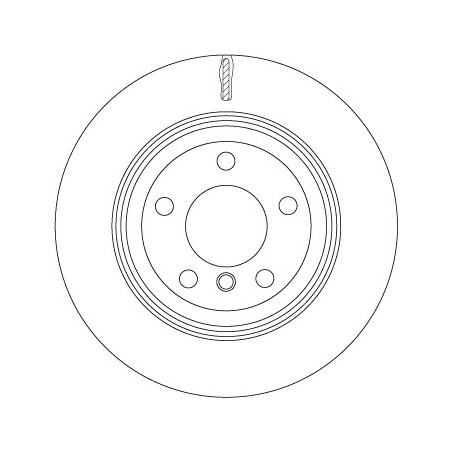 Jeu de 2 disques de frein TRW