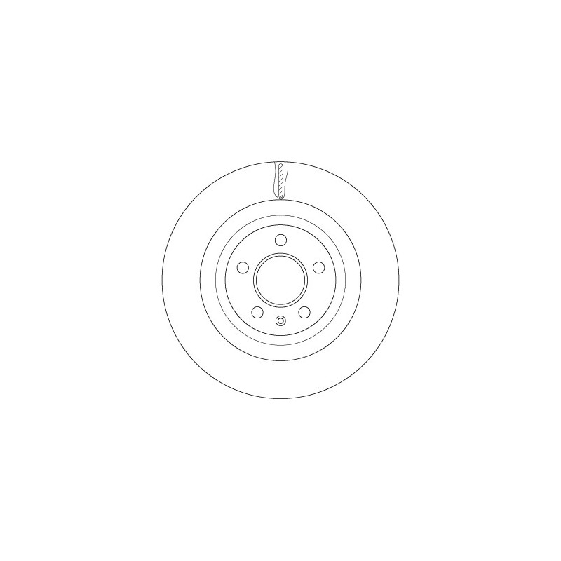 Jeu de 2 disques de frein TRW