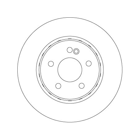 Jeu de 2 disques de frein TRW