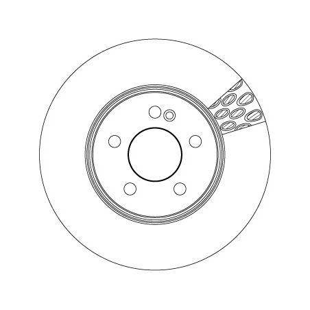 Jeu de 2 disques de frein TRW