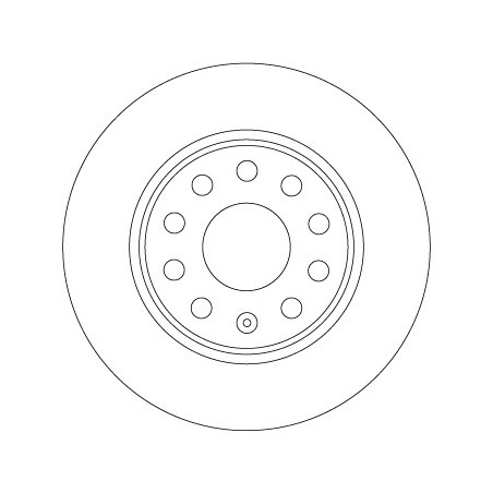 Jeu de 2 disques de frein TRW