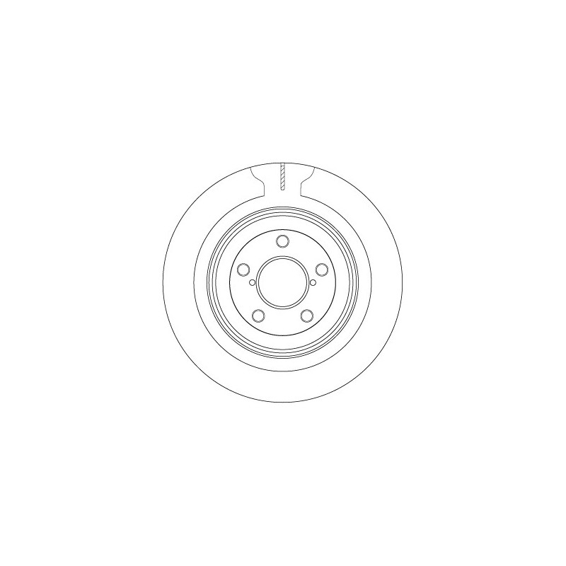 Jeu de 2 disques de frein TRW