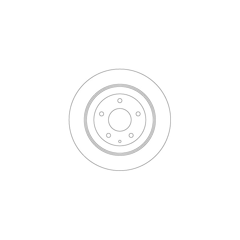 Jeu de 2 disques de frein TRW