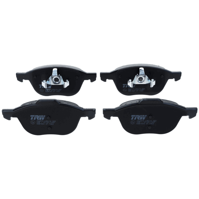 Jeu de quatre plaquettes de frein à disque TRW