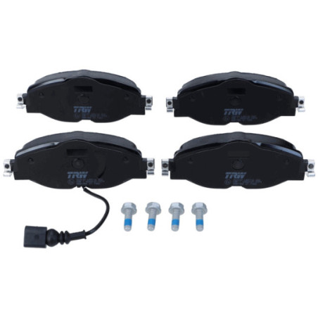 Jeu de quatre plaquettes de frein à disque TRW