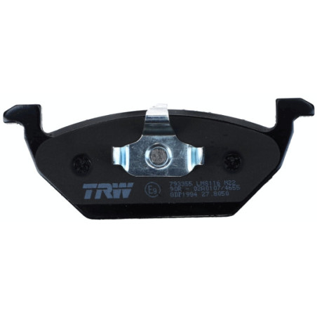 Jeu de quatre plaquettes de frein à disque TRW