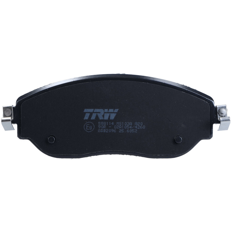 Jeu de quatre plaquettes de frein à disque TRW