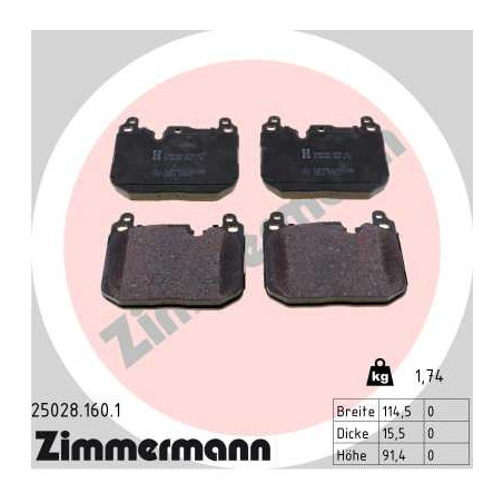 Jeu de quatre plaquettes de...