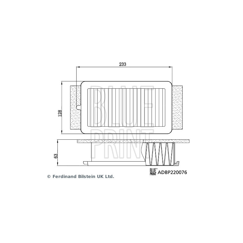 Filtre à air BLUE PRINT
