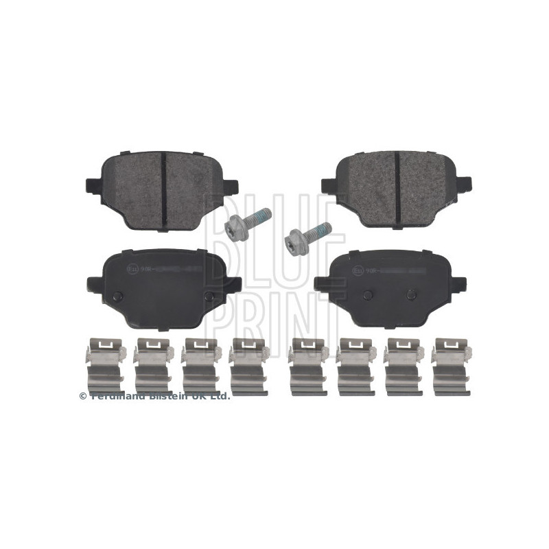 Jeu de quatre plaquettes de frein à disque BLUE PRINT
