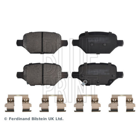 Jeu de quatre plaquettes de frein à disque BLUE PRINT